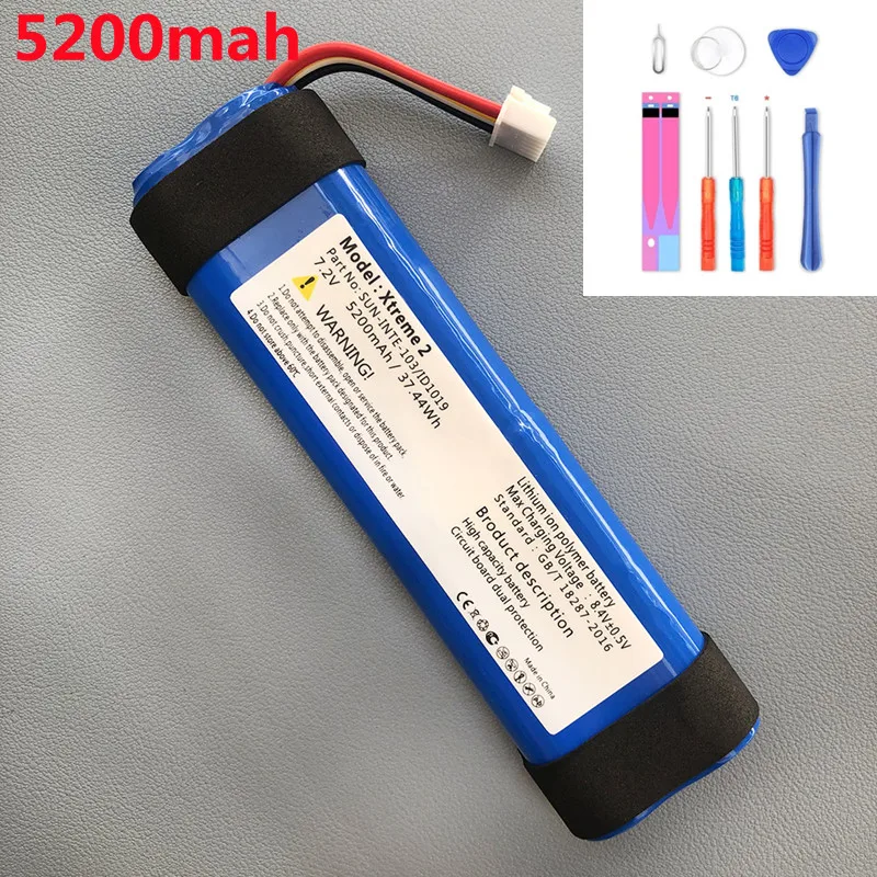 Batteria 100% Nuova Di Zecca 5200Mah Per Jbl Xtreme 2 2Nd Player Xtreme3 Xtreme 3 Xtreme 2 Disponibile