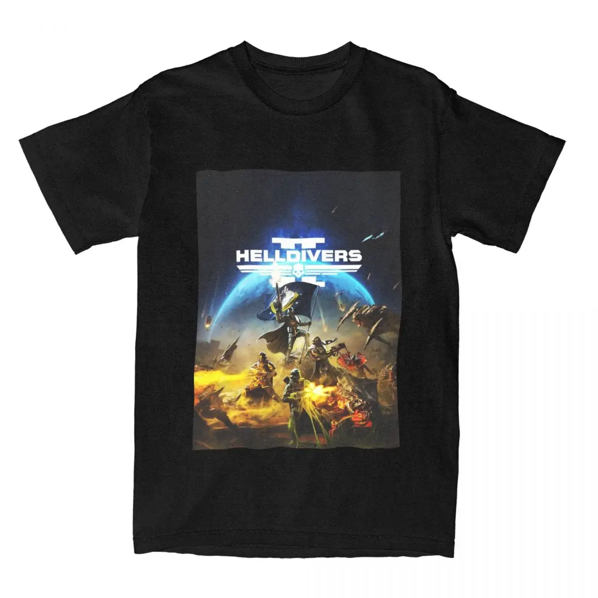 Humor Helldivers 2 Videogioco Helldivers Boom T Shirt Uomo Donna 100% Cotone Tees Shirt Abbigliamento Stampato
