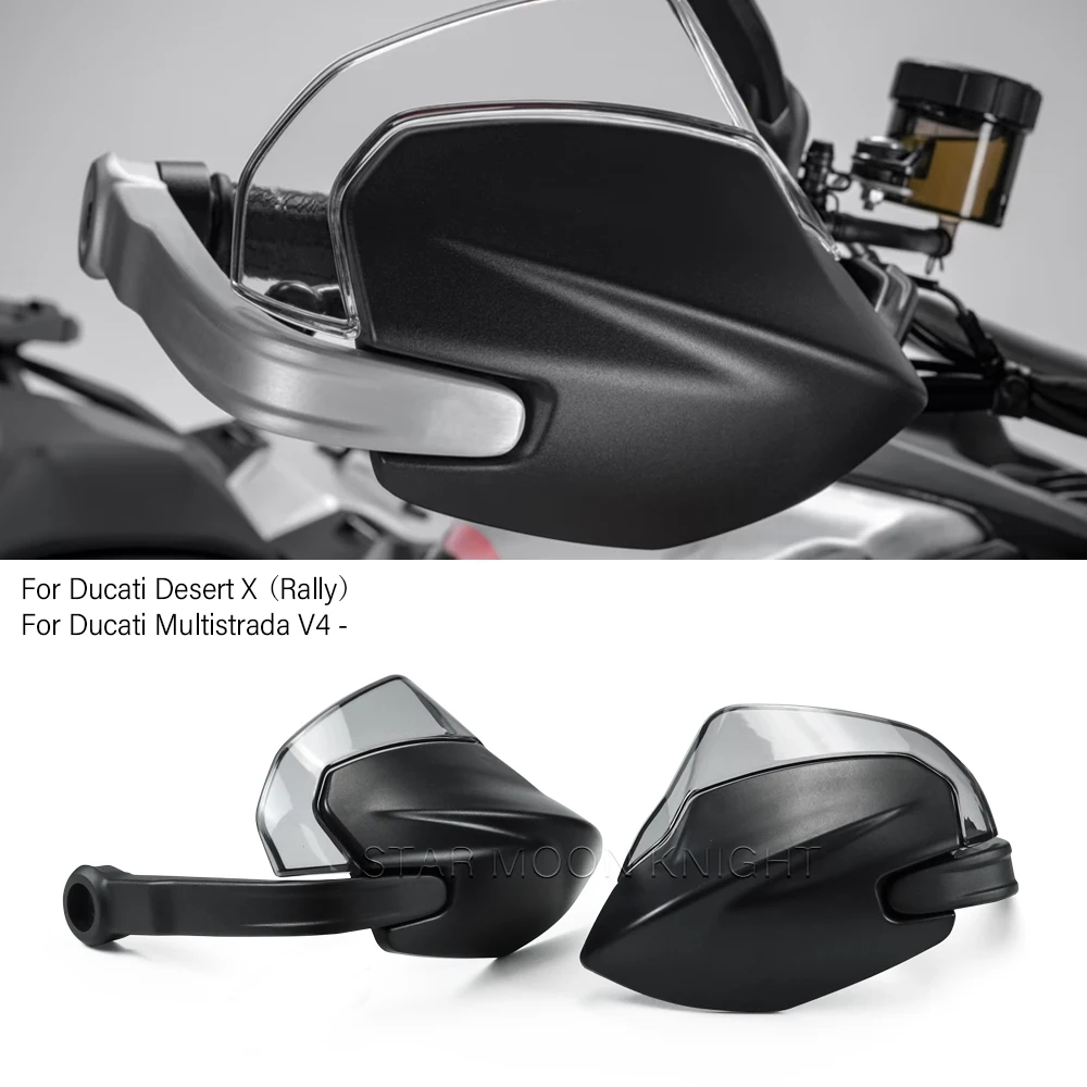 Per Ducati Desertx Rally Multistrada V4S V4 S Grand Tour Pikes Peak Rs Rally Adventure Handguard Extensions Paramani Sliders