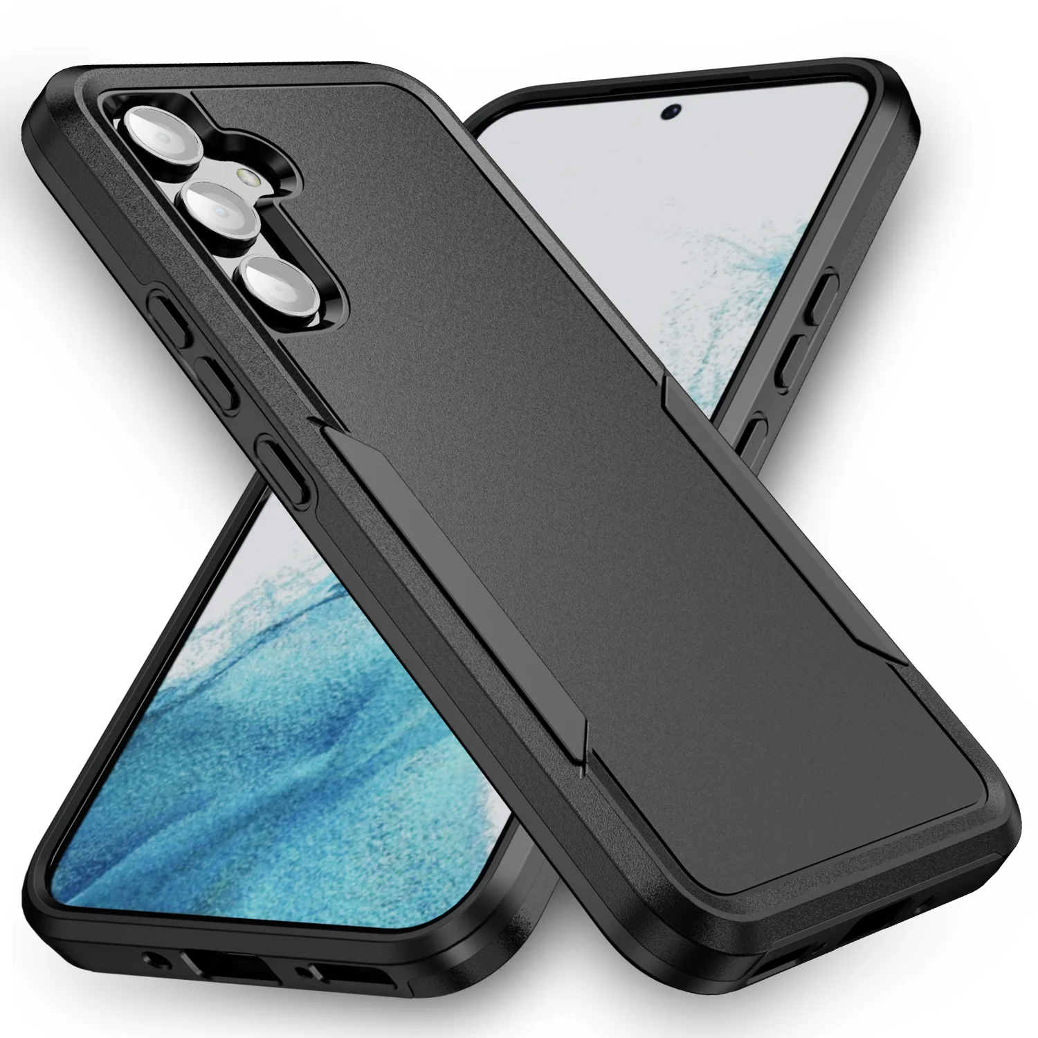 Per Samsung A35 A 55 15 35 Custodia Antiurto Senza Impronte Digitali Per Samsung Galaxy A55 A35 5G A15 Capa A Doppio Strato