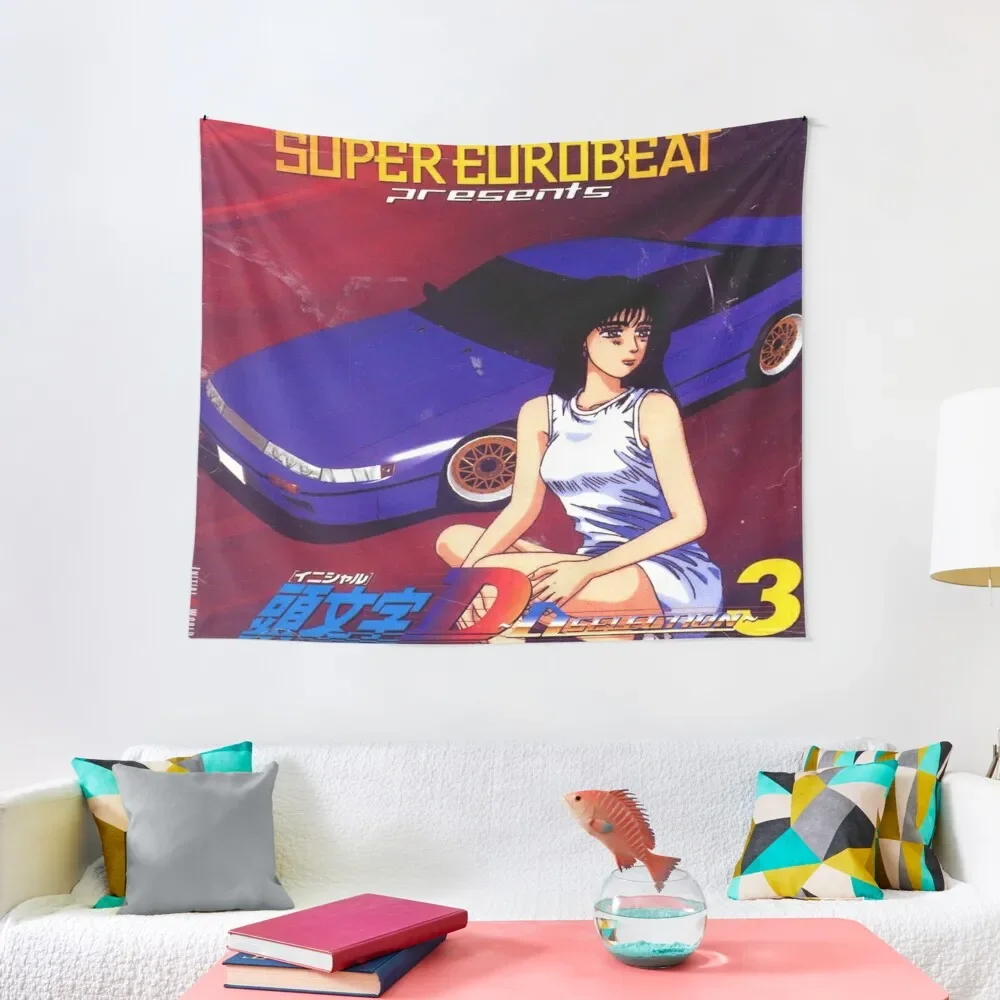 Iniziale D Mako Super Eurobat Anime Arazzo Estetica Per Le Cose Della Stanza Alla Stanza Cose Per Decorare L'Arazzo Della Stanza