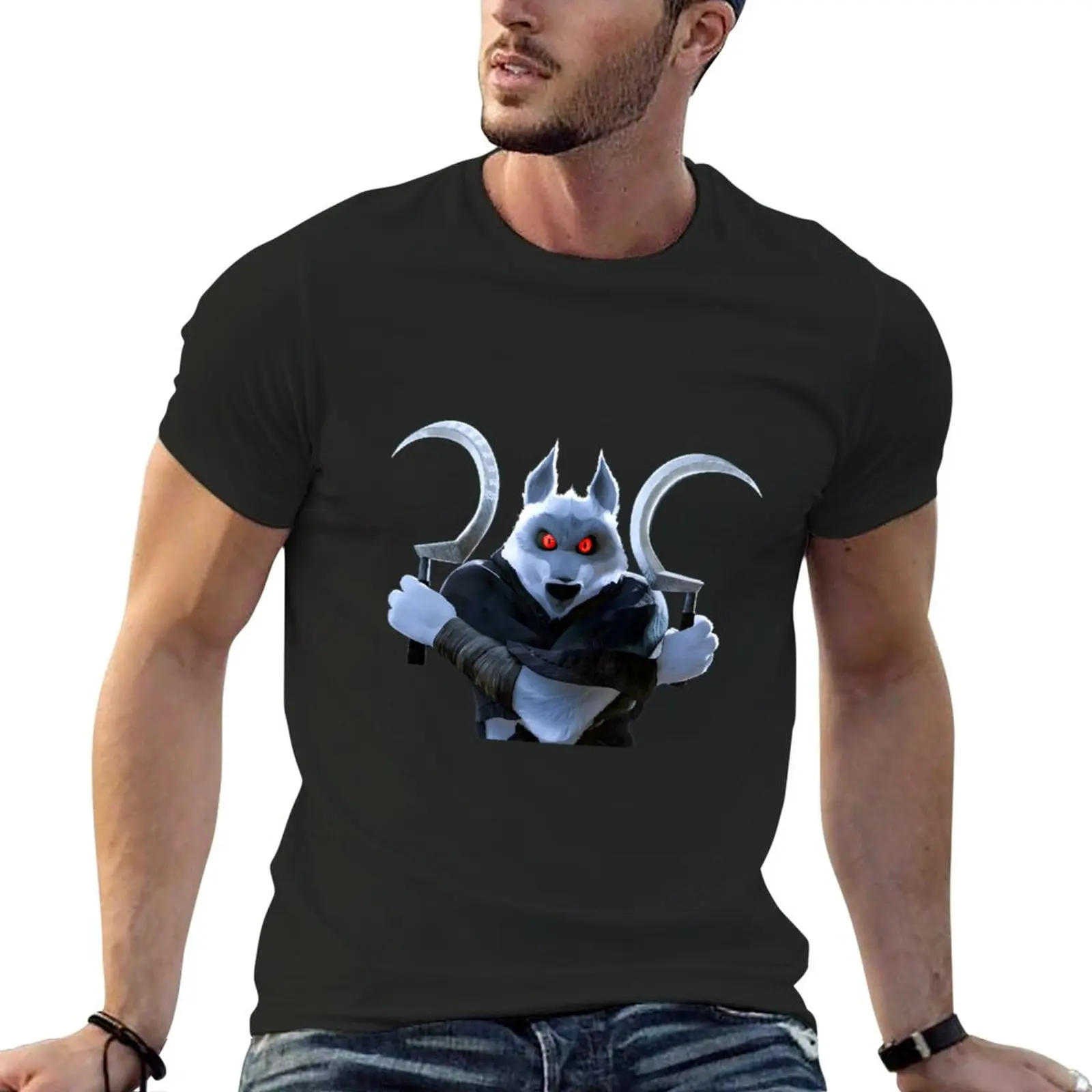 Big Jack Horner And Puss In Boots 7 T-Shirt Magliette Nere Camicie Magliette Grafiche Abbigliamento Uomo