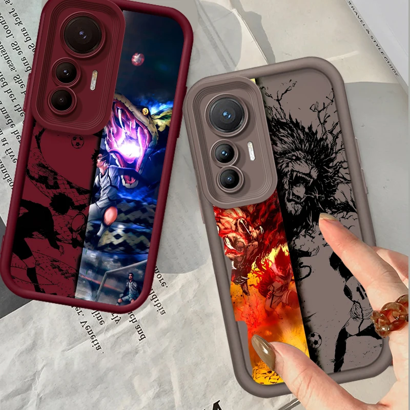 Blue Lock Anime Cool Art Eye Ladder Per Xiaomi Mi 14 12T 11 Lite Poco M3 X5 X4 F5 F4 F3 F2 Gt Pro 5G Custodia Morbida Per Telefono