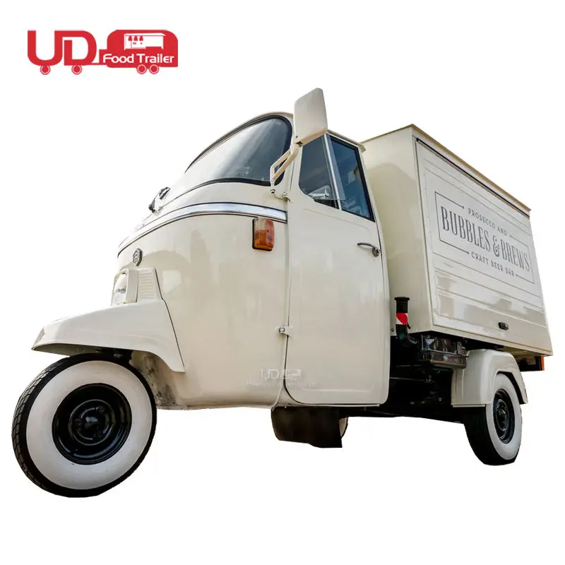 Vendita Calda Mobile Bar Truck Taco Food Truck Triciclo Tuk Tuk Ice Cream Cart Beer Bar Ape 50 Trike Food Cart