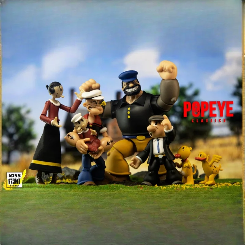 Incize Spot 】 Genuino Autorizzato Bfs 1/12 Popeye 1-Wave 2-Wave 6 Pollici Mobile Figurina Umanoide Giocattolo