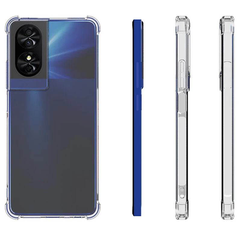 Custodia Antiurto Con Cuscino D'Aria Per Tcl 50 Se 50Se 4G Custodia Morbida In Silicone Tpu Con Airbag Trasparente Per Tcl 50 Se Tcl50Se 4G
