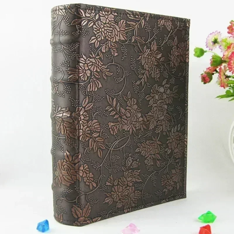 6 Pollici 4 "* 6" 4R Pocket Photo Album Pu Cover Picture Storage Case Welding Gift Tour Autografo Book Christmas Day Gift Card Binder