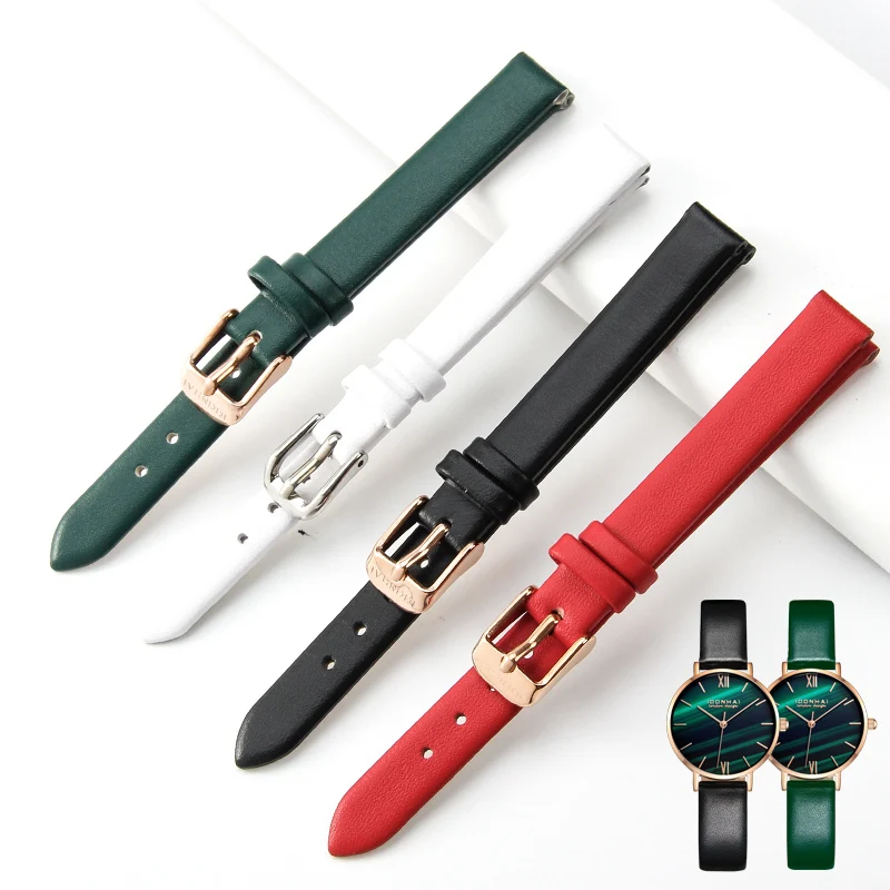 Cinturino Per Orologio Da Donna In Morbida Pelle Di Mucca Ultrasottile Per Dw Lolarose Tissot Longines Mido Armani Cinturino Sottile Accessori Per Cin