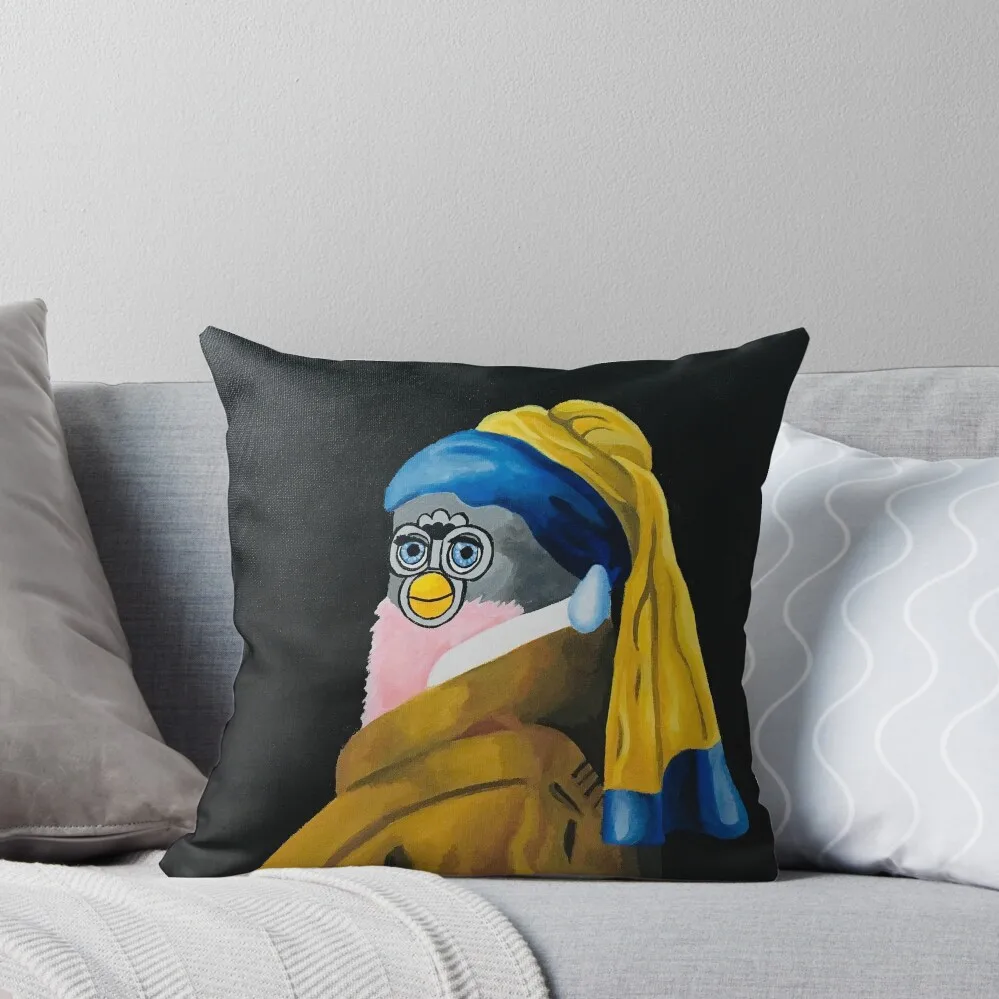 Furby Girl With The Pearl Earring Throw Pillow Accessori Per La Casa Di Lusso Anime Girl