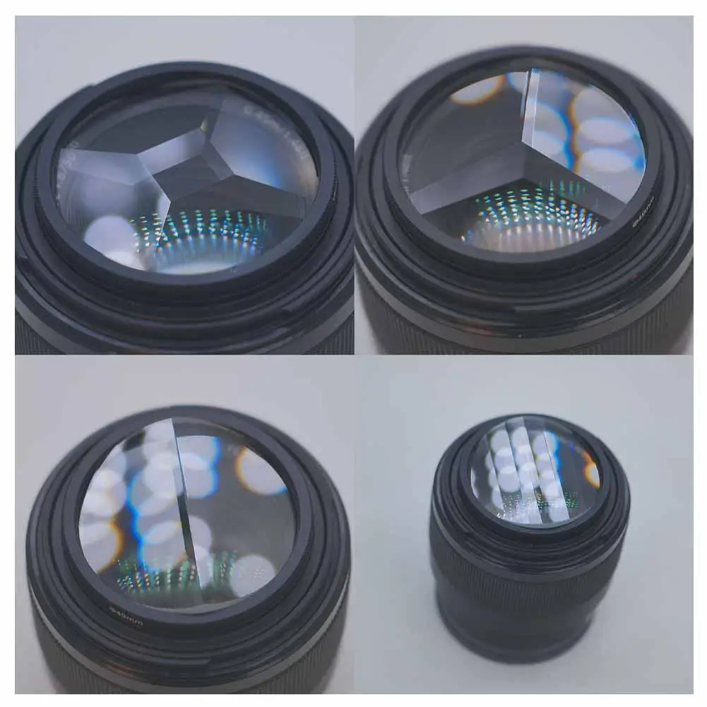 Filtro Per Fotocamera Pris Caleidoscopio Diviso 49Mm Per Canon Ef50/F1.8, Sony Fe50/1.8, 55/1.8 Filtri Speciali Obiettivo Slrcamera Prisma