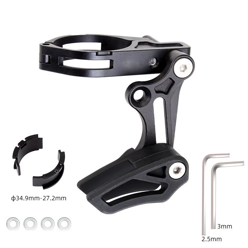 Mtb Bike Chain Guide Drop Catcher 27.2-34.9 Clamp E Type Mount Regolabile Per Mountain Bike Single Chainwheel Crank 1X System