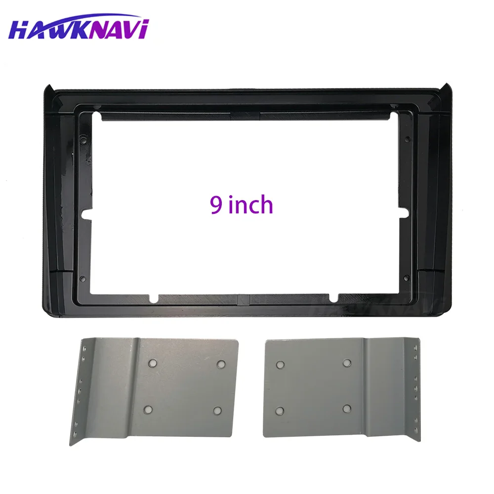 9 Pollici 2Din Car Radio Fascia Frame Per Old Toyota Center Console Holder Auto Stereo Panel Fitting Kit Audio Bezel Faceplate