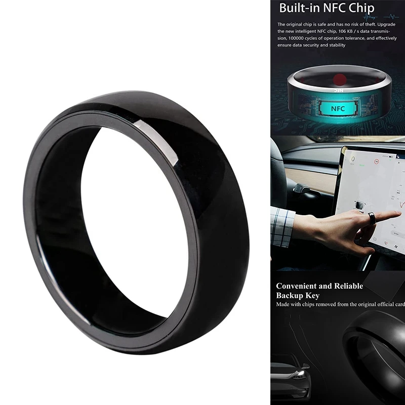 Smart Ring Key Card Key Fob Sostituzione Nfc Per Tesla Model 3 Model Y Per Sostituire Il Portachiavi Della Carta Chiave
