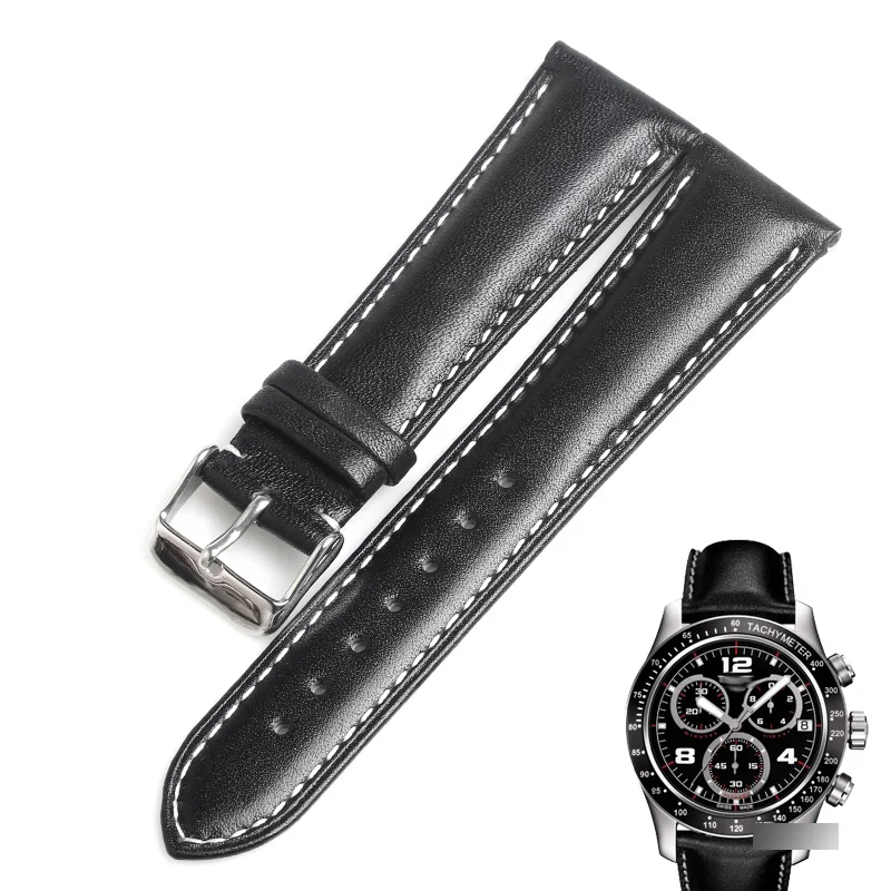 Wentula Cinturini Per Tissot T049.417A V8 Cinturino In Pelle Di Vitello Cinturino In Vera Pelle Di Mucca Cinturino In Pelle