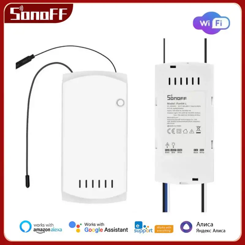 Sonoff Ifan04 Wifi Smart Fan Switch Celling Fan/Light Controller 433 Rf/App/Telecomando Vocale Regola La Velocità Smart Home