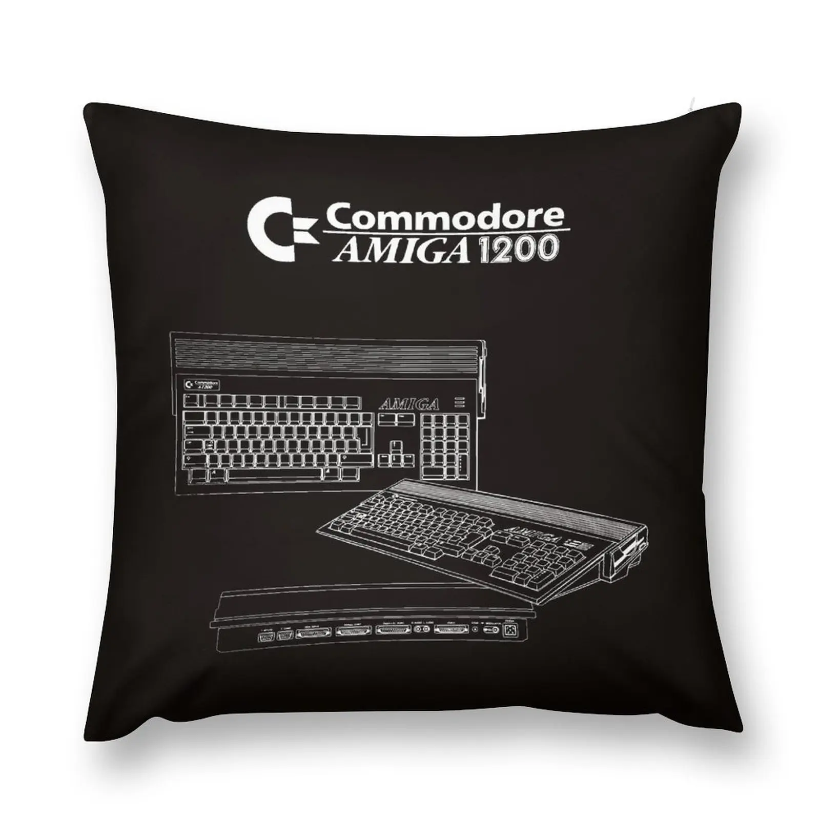 Commodore Amiga 1200 Copricuscino Copricuscino Per Cuscini Federa Di Lusso Anime Girl
