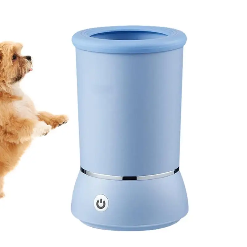 Usb Pet Paw Washer Usb Ricaricabile Pet Paw Cleaner Rimuovi Polvere Dirt Hair Comoda Rondella Della Zampa Per Labradors American Eskimo