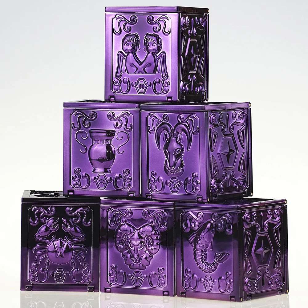 6 Pz Saint Seiya Mito Panno Ex Hades Specters Pandora Box Surpice Dark Aries Gemini Aquarius Capricorno Cancro Pesci Pvc Figura