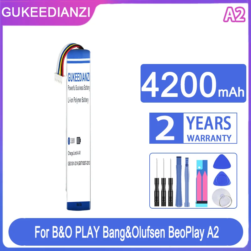 Gukeedianzi Batteria Di Ricambio A2 (Per Beoplay) 4200Mah Per B & O Play Bang & Olufsen Beoplay A2 Altoparlante Attivo Beolit 15 17
