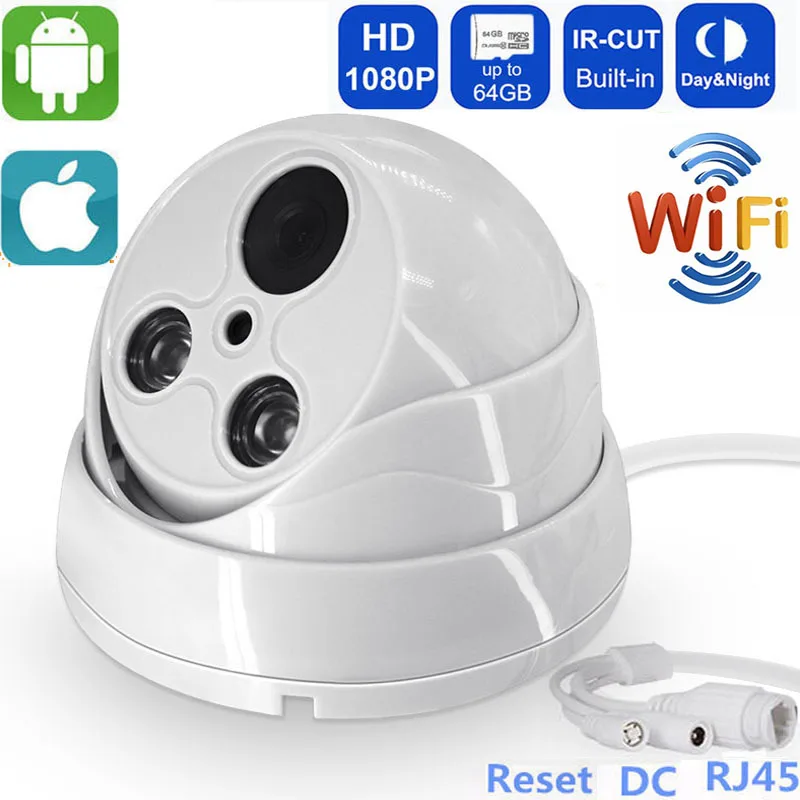 1080P 960P Wifi Ip Dome Camera Indoor Security Wireless Cctv Camera Sorveglianza Ip60 720P Camera Night Vision Yoosee App
