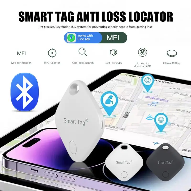 Smart Tag Gps Iphone Air Tag Iphone Rastreador Veiculo Gps Air Tag Gps Tracker Per Dispositivi Mobili Ios Iphone Mnail;