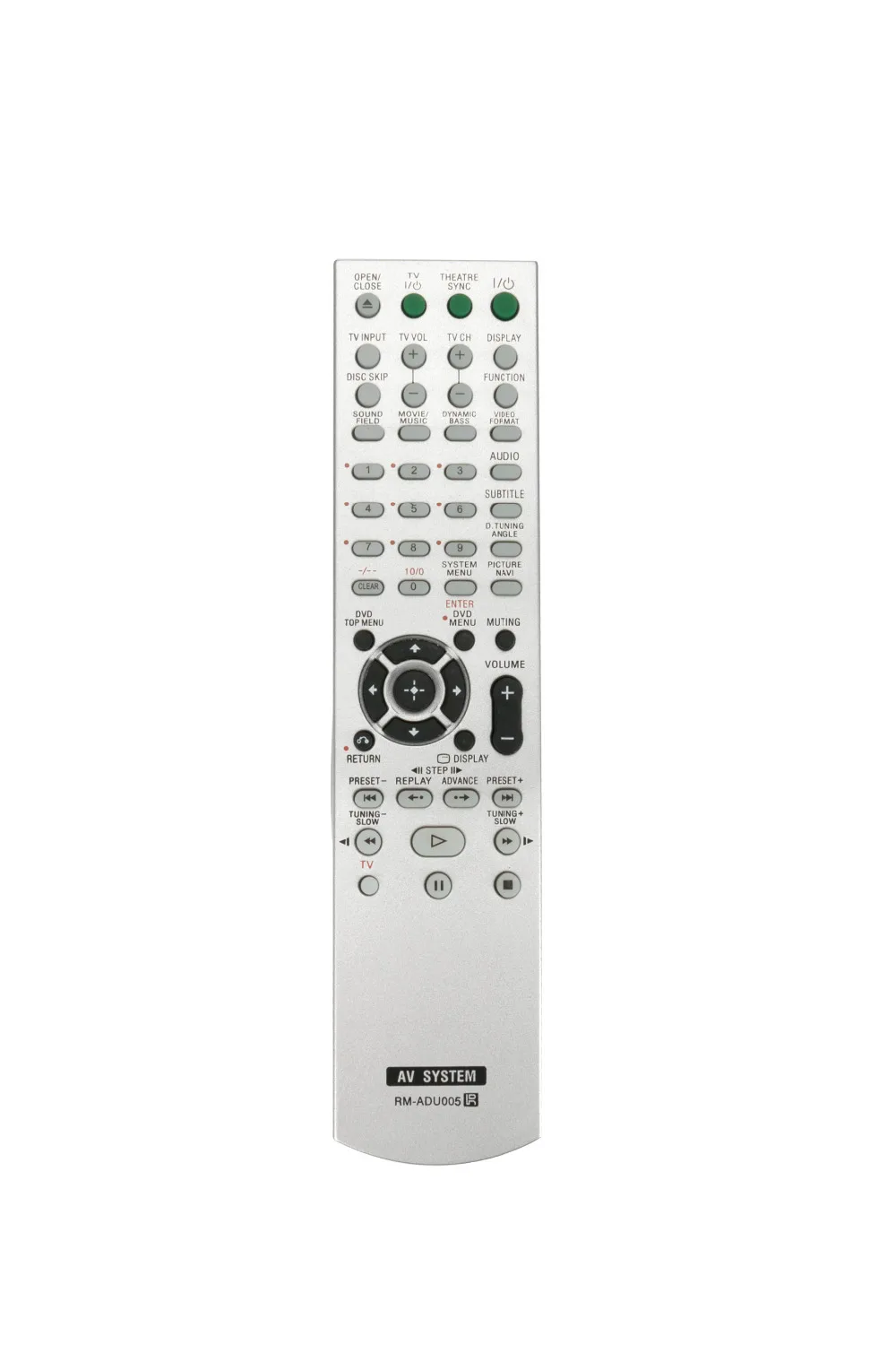 Nuovo Telecomando Rm-Adu005 Rmadu005 Adatto Per Sony Dvd Home Theater Theatre Sistema Av Dav-Dz630 Dav-Hdx265 Hcd-Dz630 Hcd-Hdx665