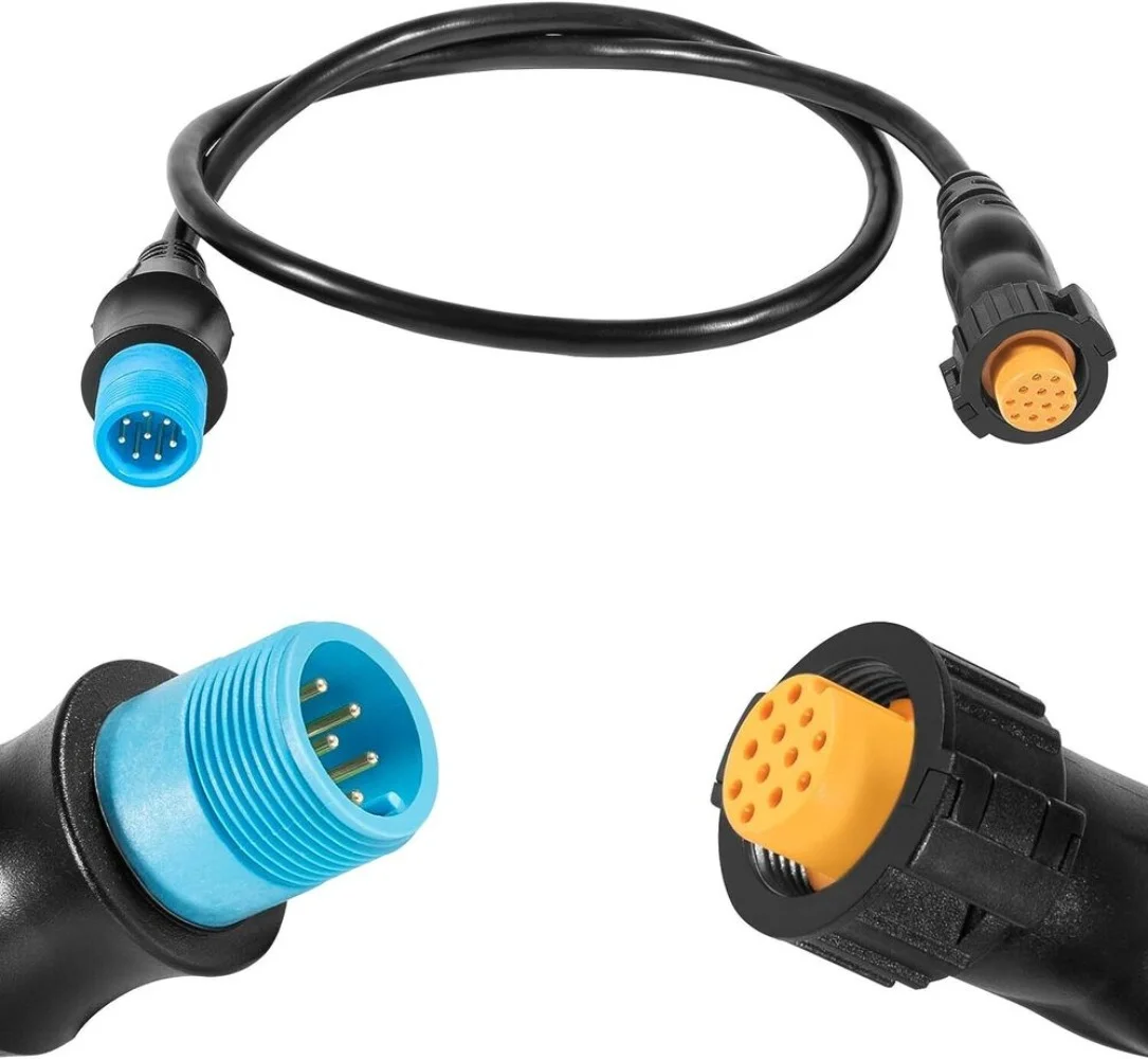010-12122-10 Adattatore Xid A 8 Pin Xdcr A 12 Pin Sounder Adapter Xid Per Garmin Airmar, Echomap Chrip, Echomap Uhd, Echomap Ultra