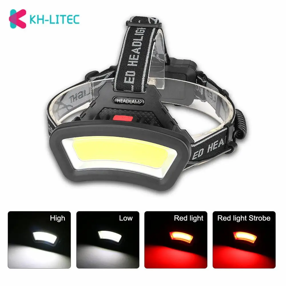 La Più Potente Lampada Frontale A Led Cob Lampada Frontale A Led Torcia Elettrica Torcia Lampada Frontale 18650 Batteria Migliore Per La Pesca In Camp