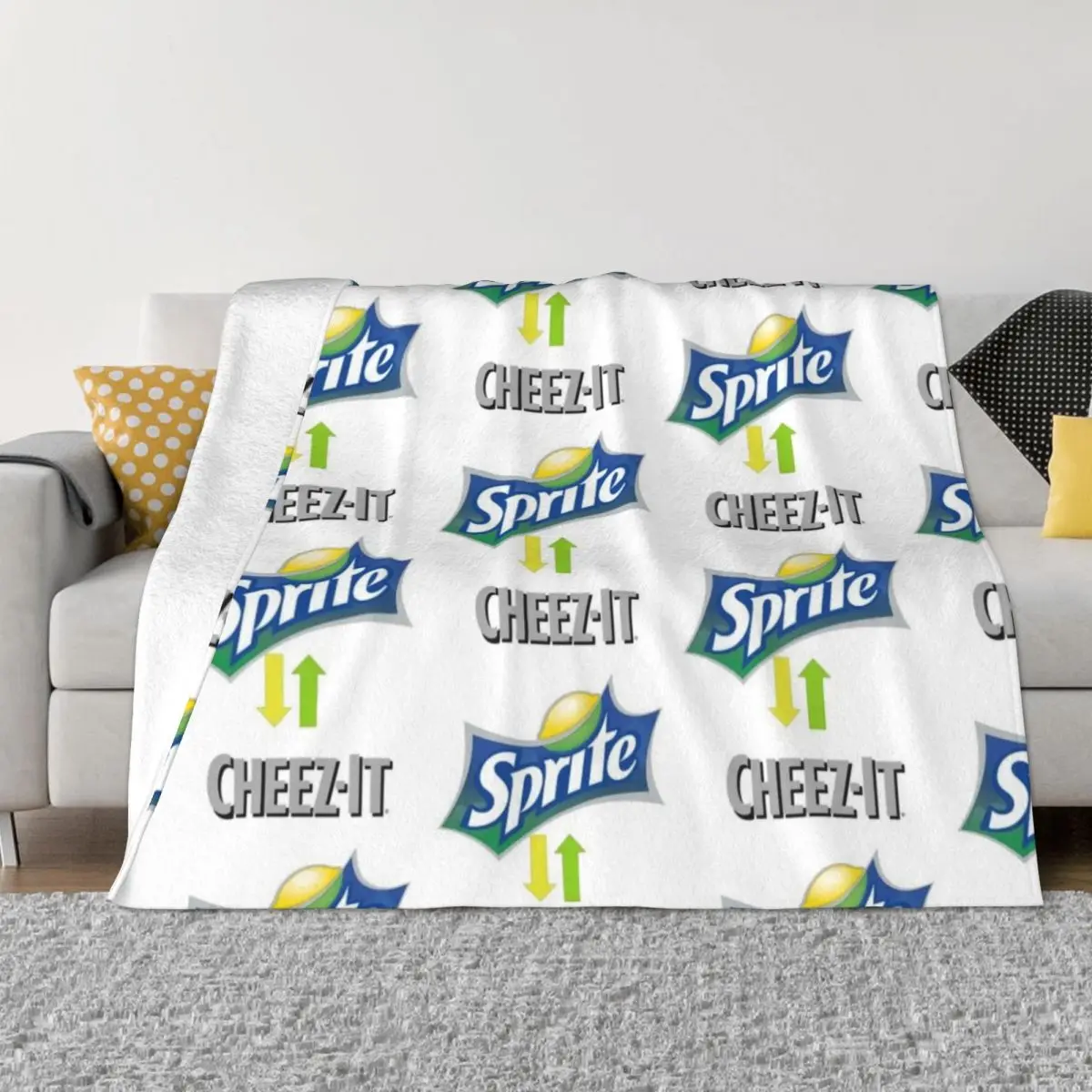 Sprite E Cheez-It Coperta Trapunta Hairys Copriletto Coperte