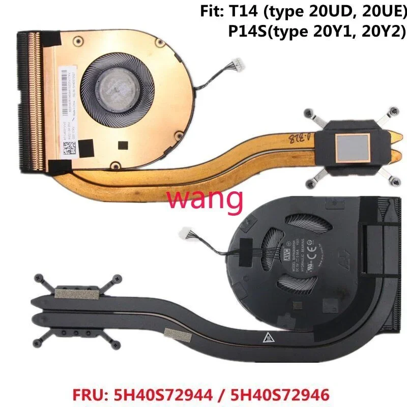 Nuovo Dissipatore Di Calore Della Ventola Di Raffreddamento Della Cpu Amd Per Lenovo Thinkpad T14 P14S Gen 1 Muslimate