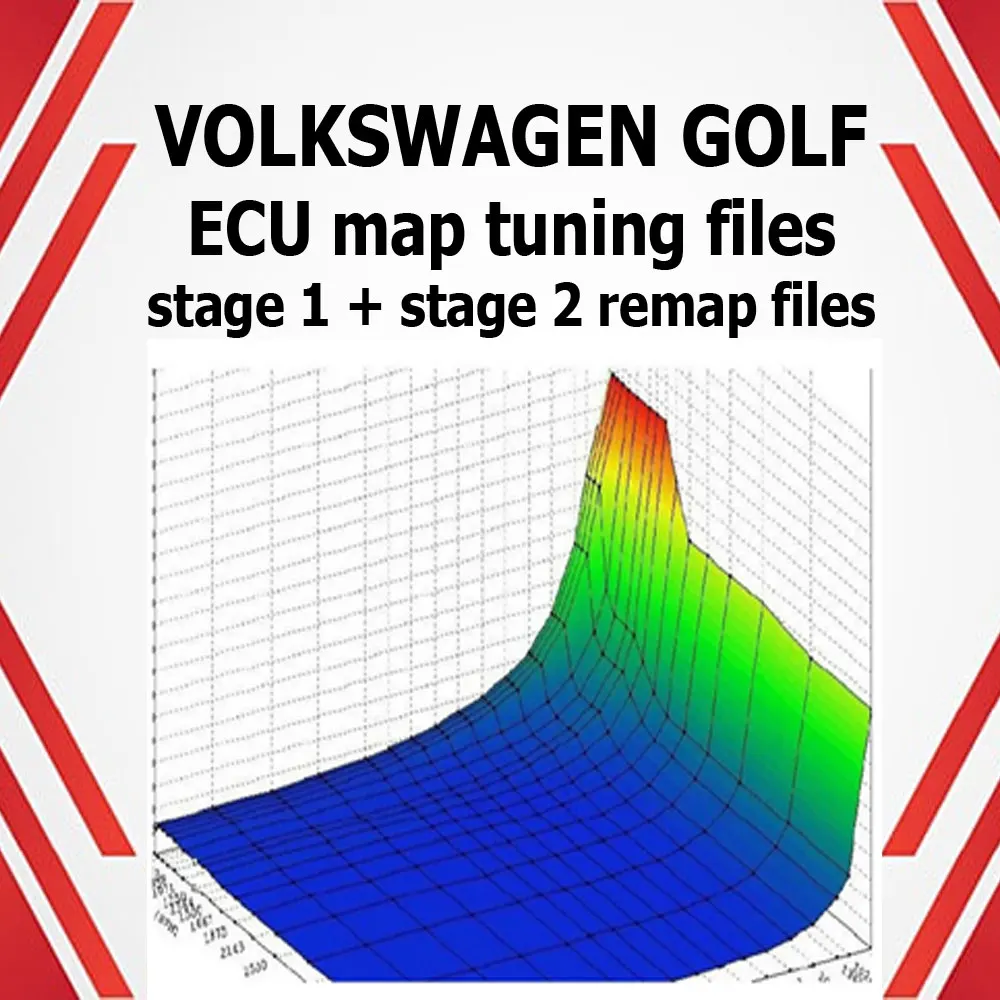 Strumento Di Riparazione Auto Automobili Diagnostiche Volkswagen Golf Ecu Map Tuning Files Stage 1 + Stage 2 Remap Files Ecu Car Repair Power