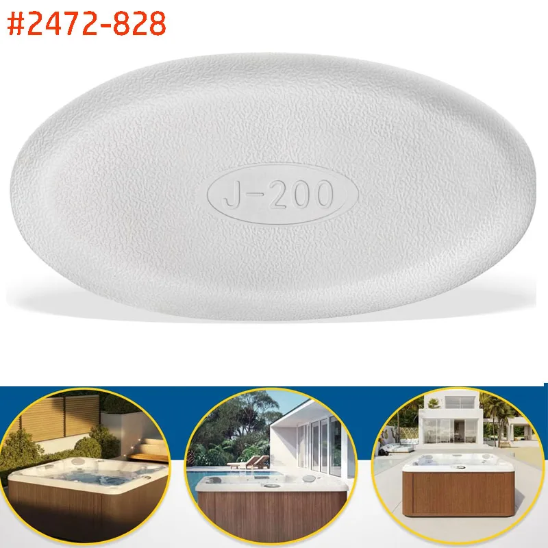 2472-828 Cuscino Poggiatesta Di Ricambio Per Jacuzzi Tutti I Modelli J-200 Spa Inclusi J-230, J-235, J-245, J-270, J-275 E J-280