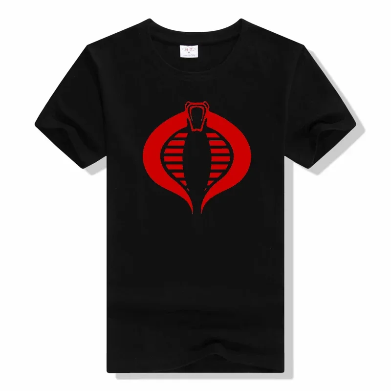 Gi Joe Cobra T-Shirt Cobra Animal Print Tees Divertente Vintage A Maniche Corte T-Shirt Casual Moda Estiva