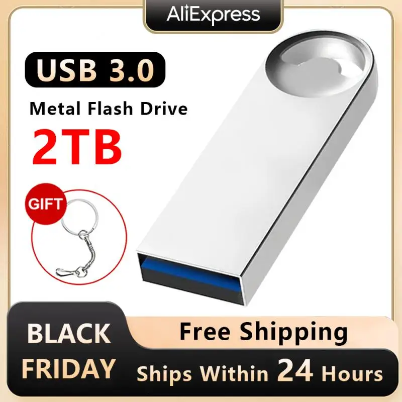 2Tb Mini Usb 3.0 Flash Drive 1Tb Pen Drive Ad Alta Velocità 1Tb Metal U Disk Type-C Usb Pen Drive Memory Stick Per L'Archiviazione Dei Dati