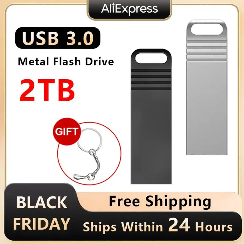 2Tb Mini Usb 3.0 Flash Drive 1Tb Pen Drive Ad Alta Velocità 1Tb Metal U Disk Type-C Usb Pen Drive Memory Stick Per L'Archiviazione Dei Dati