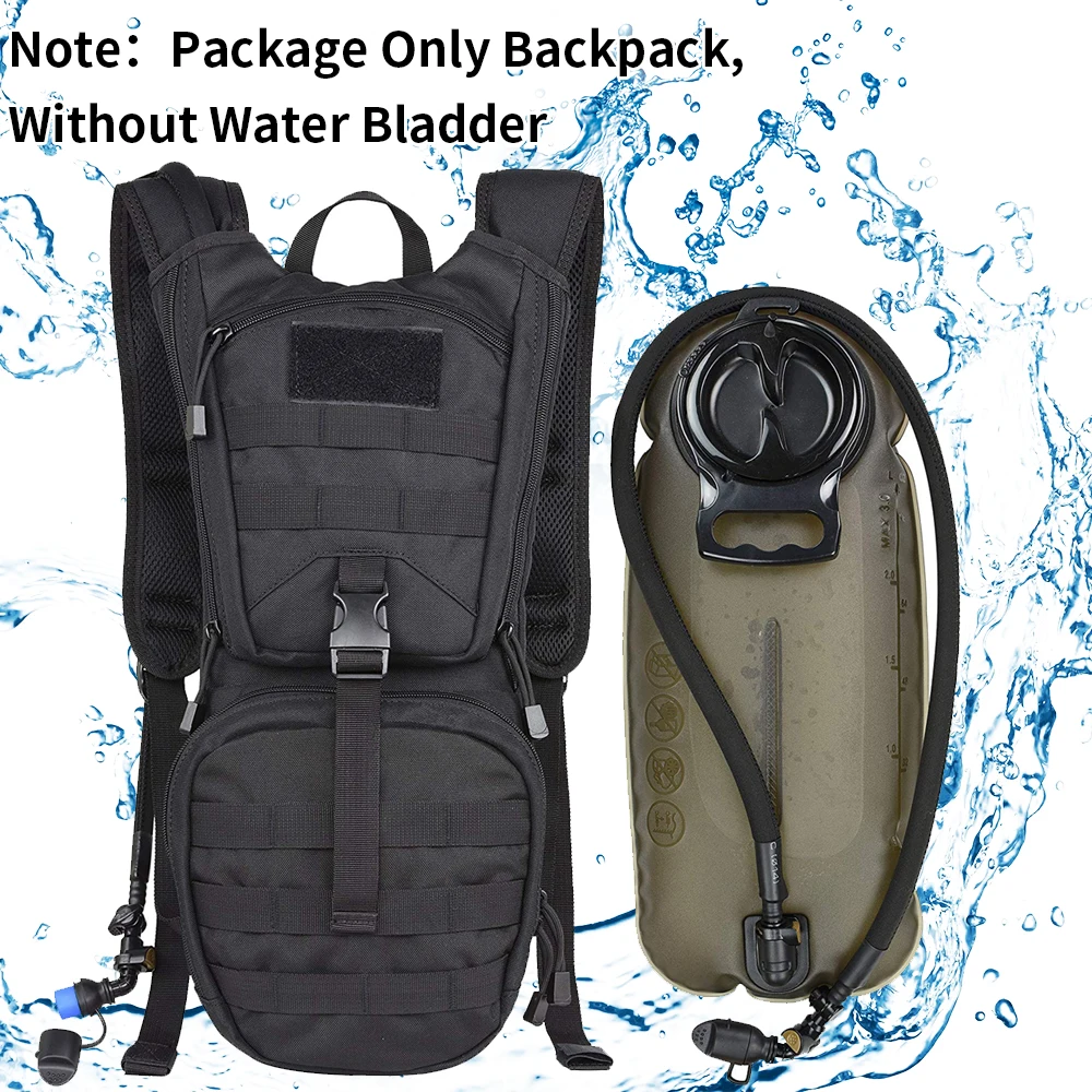 Tactical Molle Hydration Pack Zaino Zaino Per Sacca D'Acqua Zaino Militare Per Ciclismo Escursionismo Corsa Arrampicata Pesca