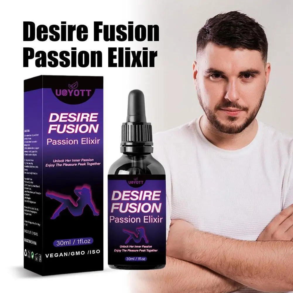 Desire Fusion Passion Elxir Libido Booster Per Le Donne Migliora La Fiducia In Se Stessi Aumenta L'Attrazione Accendi La Scintilla Dell'Amore