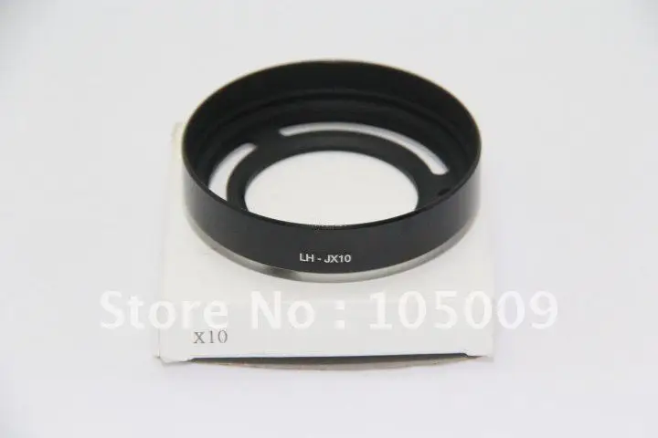 Paraluce In Metallo Lh-X10 52Mm Anello Adattatore Filtro Metallico Per Pellicola Fuji Fuji Finepix X10 X20 X30 Fotocamera Nero Argento
