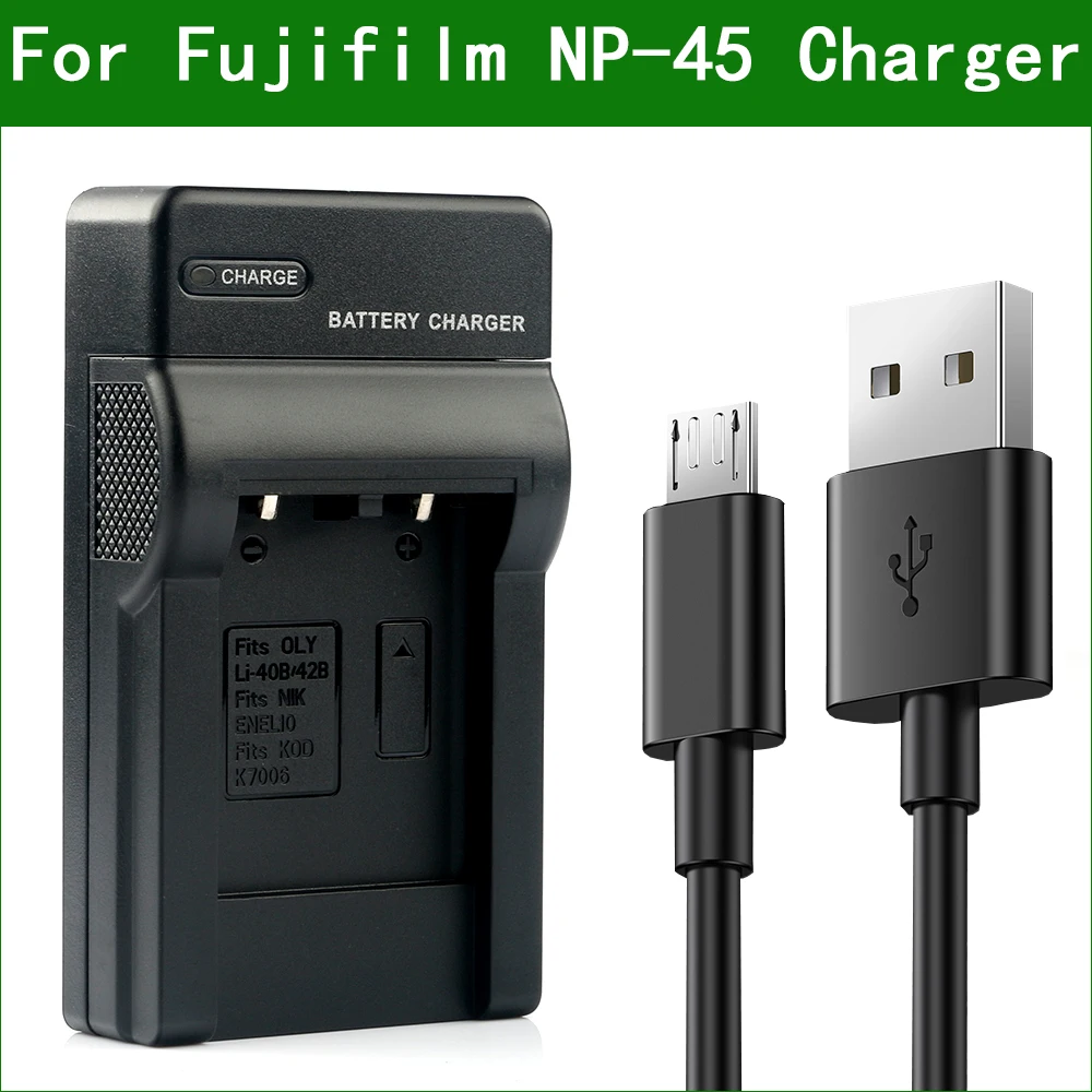 Np-45 Np-45A Bc-45 Bc-45B Digitale Batterie Per Foto/Videocamera Caricabatterie Per Fujifilm Finepix J10 J120 J20 J35 J38 Jv100 Jv255 T550 Xp10 Xp11