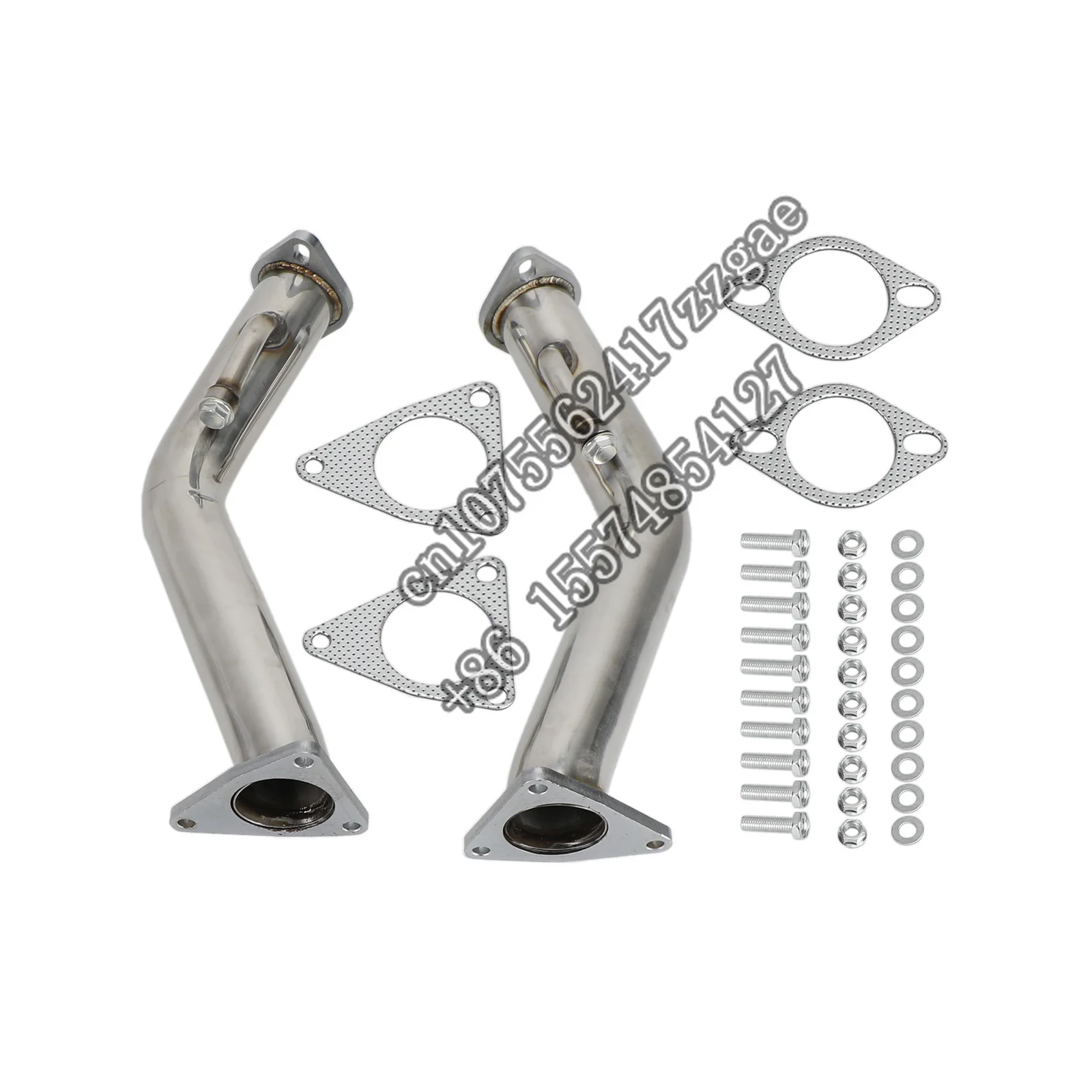 2.5 "Tubi Di Prova Tubo Di Scarico Per Nissan 370Z Z34 2009-2018 Per Infiniti G37 Q50 Q60 G37 3.7L V6 2008-2013