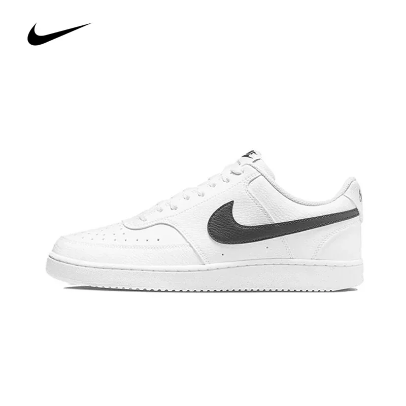 Nike Court Vision 1 Low Next Nature Men Skate Shoes Skate Anti-Slip Sneakers Bianche Nere Ph2987-101