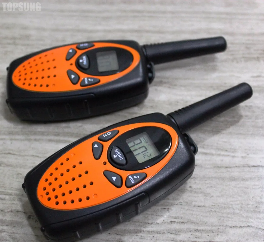 Lunga Portata Radio Uhf Cb 1 Watt Walkie Talkie Radio T Transceiver Amateur Pmr446 Frs Interfono Woki Toki Balck/Arancione
