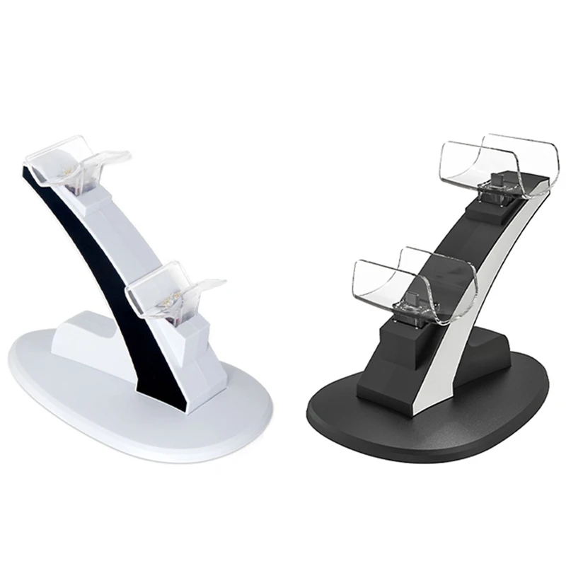 Doppio Caricatore Di Ricarica Usb Dock Stand Docking Station Per Sony Playstation 5 Ps5 Controller Di Gioco