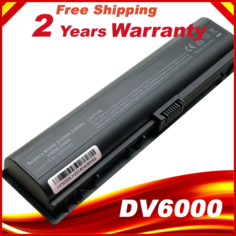 2023 Hot Ve06 Batteria Per Laptop Per Hp Pavilion Hstnn-Db42 Dv2000 Dv6000 V3000 V3500 V6000 Dv6400 Dv6700 Dv2700 Hstnn-Ib42 Lb42