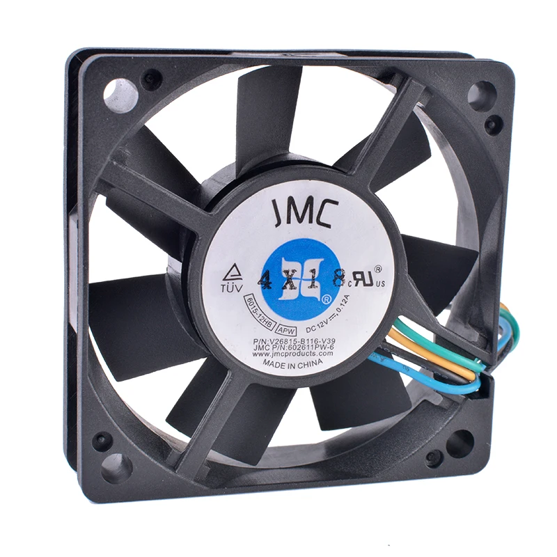Rivoluzione Di Raffreddamento 6015-12Hb 6 Centimetri 60 Millimetri Fan 6015 12 V 0.12A 4-Wire Pwm Scheda Madre Del Computer Di Raffreddamento Della Cp