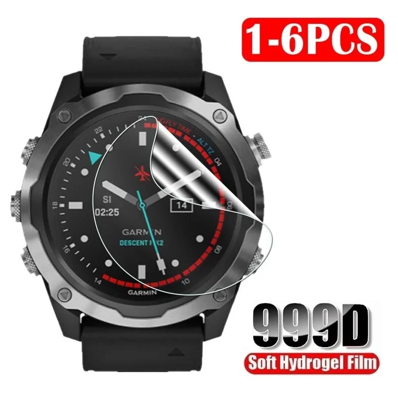 Pellicola Salvaschermo Compatibile Per Garmin Descent Mk2 Mk2I Mk2S Mk1 Pellicola Protettiva Idrogel Antigraffio