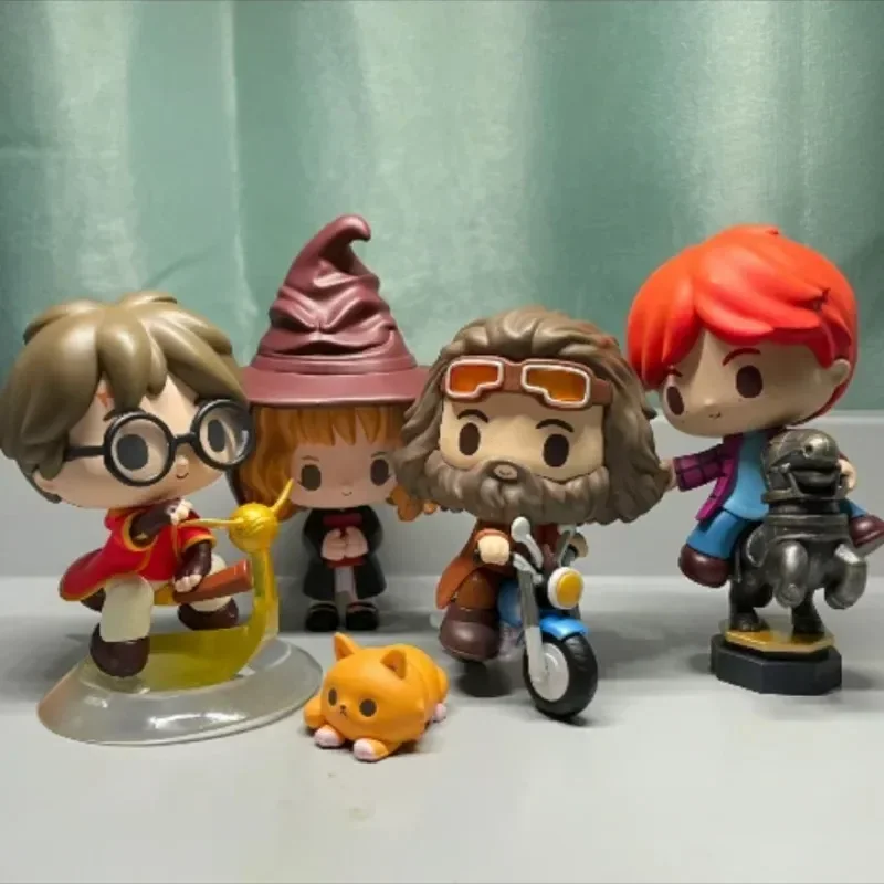 Harri Potte Blind Box Magic World Prop Series Mystery Box Mystery Box Sorpresa Pvc Desk Decoration Kids Christmas Gift Toys
