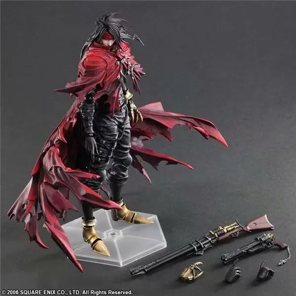 Nuovo 27Cm Play Arts Vincent Valentine Cloud Strife Sephiroth Nottis Lucis Squall Leonhart Cindy Aurum Action Figure Model