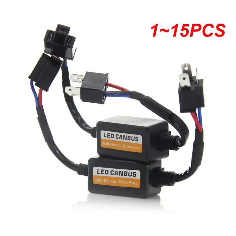 1 ~ 15Pcs H4 H7 9005 9006 9012 Led Canbus Decoder Adapter Anti-Sfarfallio Cablaggio Lampadine Resistore Avviso Errore Cancellatore Dropship
