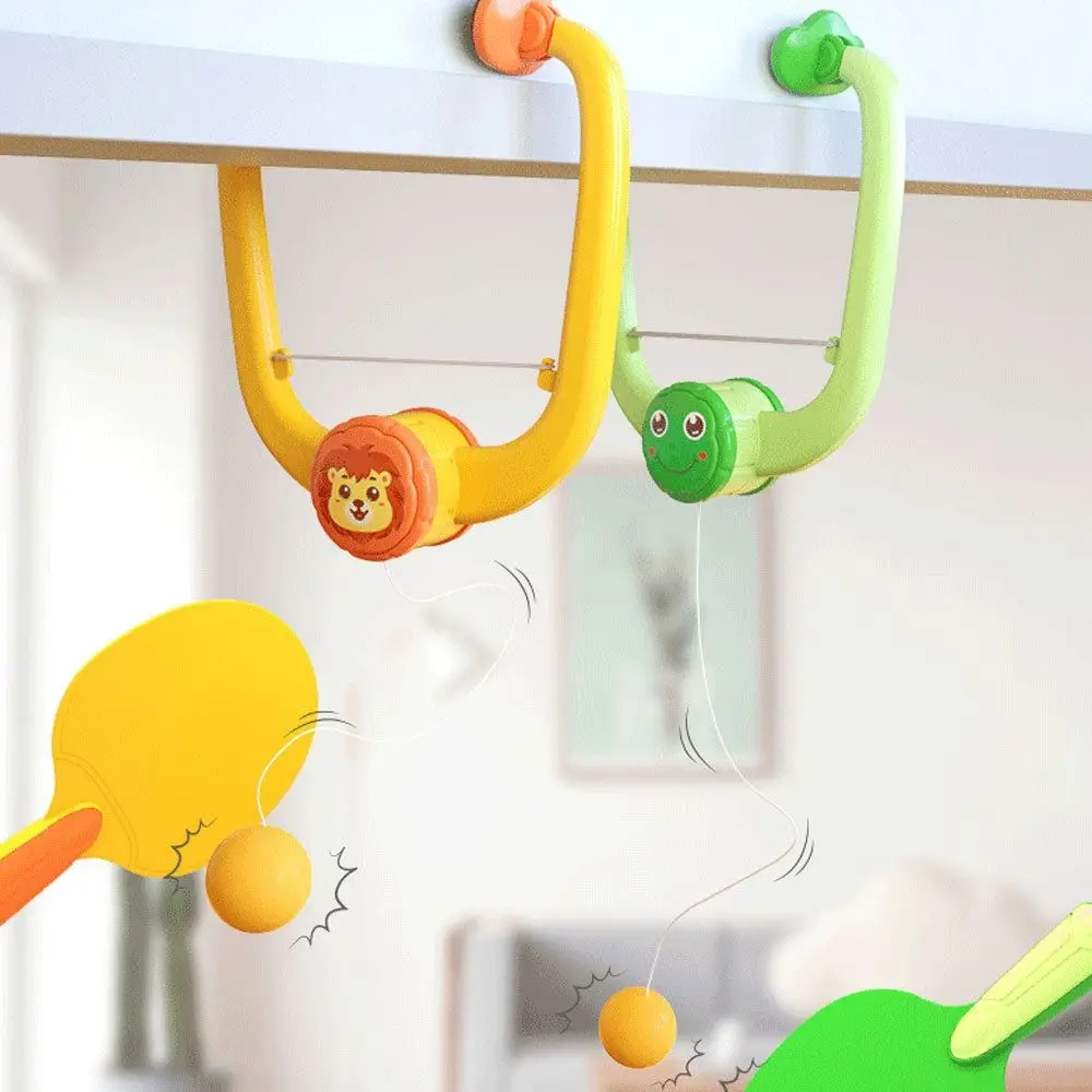 Hanging Table Tennis Trainer Interaction Ping Pong Self Training Cartoon Self-Training Ping Pong Training Toy